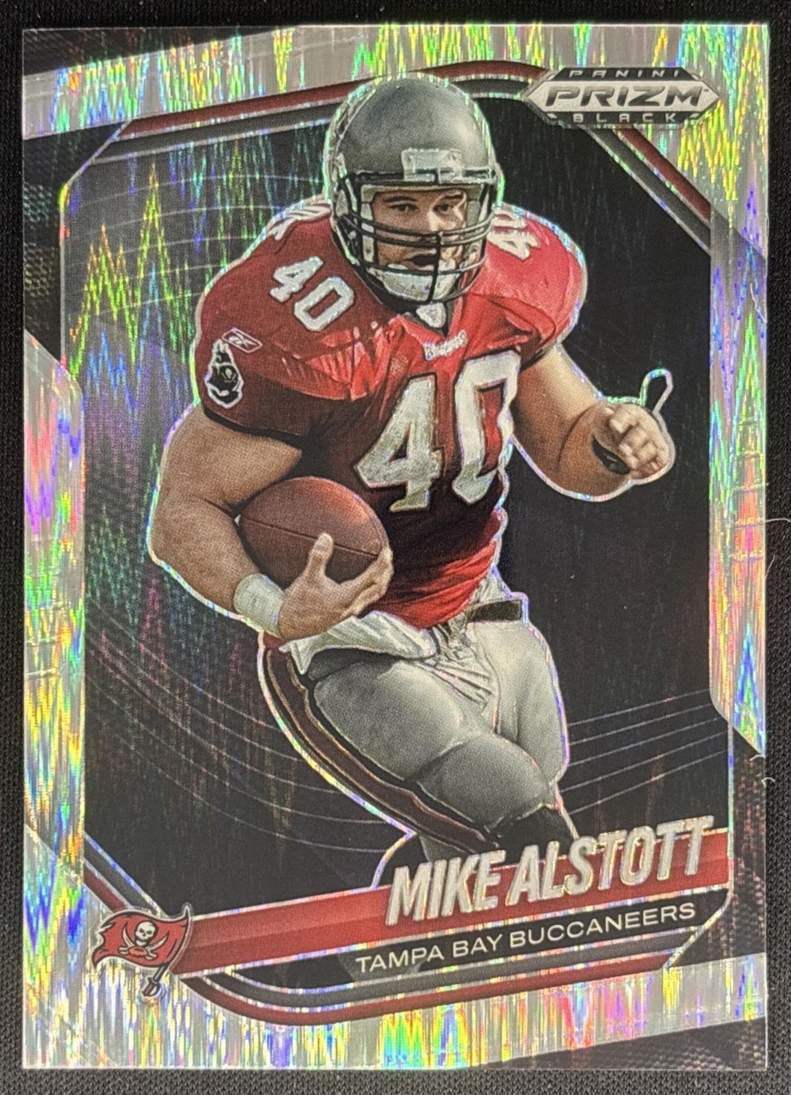 Mike Alstott 2025 Panini Prizm Black Skewed /249 Buccaneers Default Title Sports Trading Cards