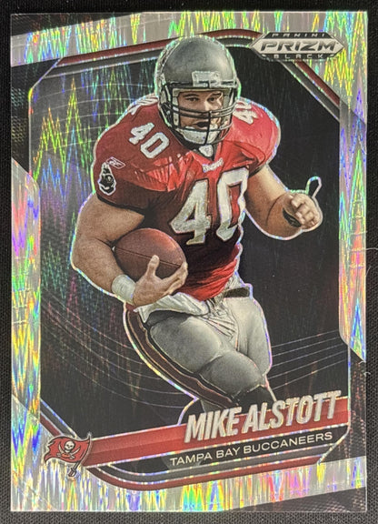 Mike Alstott 2025 Panini Prizm Black Skewed /249 Buccaneers Default Title Sports Trading Cards