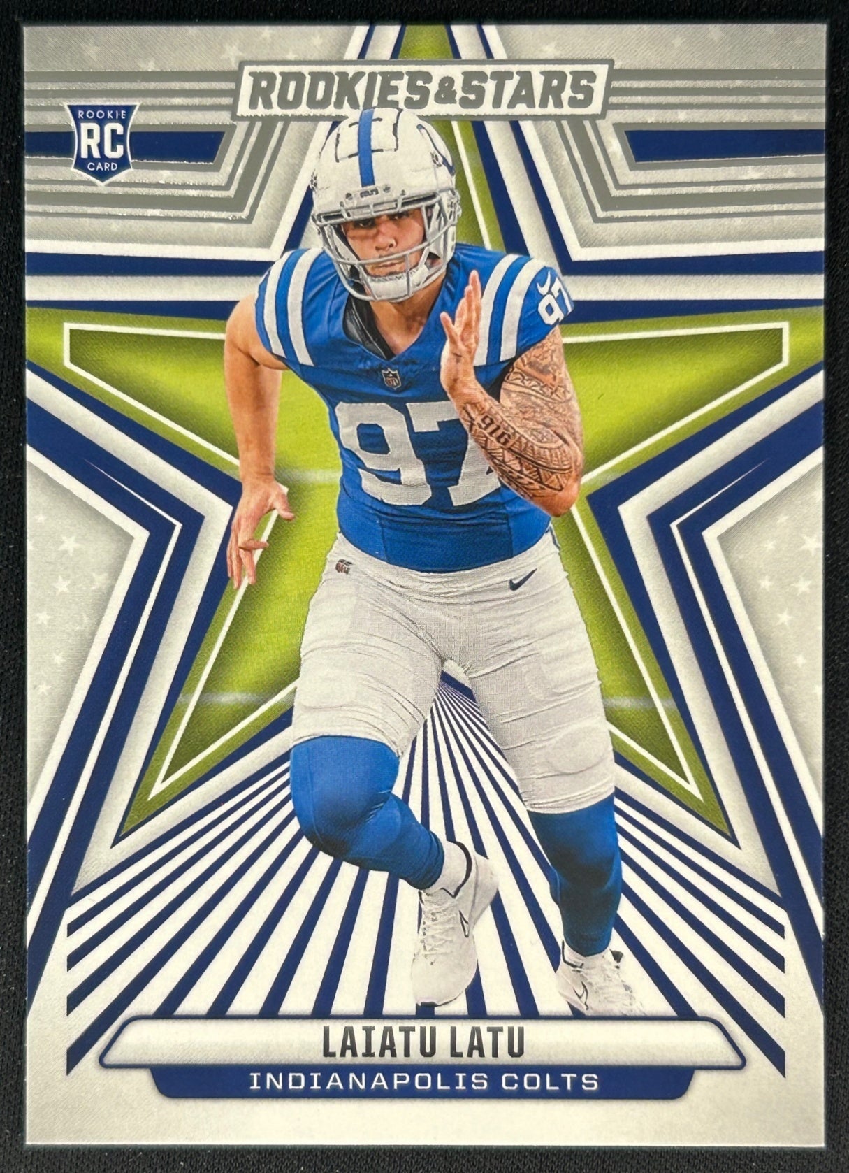 Laiatu Latu 2024 Panini Rookies & Stars Colts Sports Trading Cards