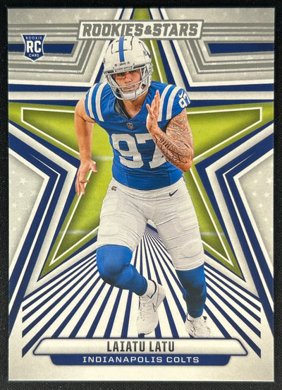 Laiatu Latu 2024 Panini Rookies & Stars Colts Sports Trading Cards