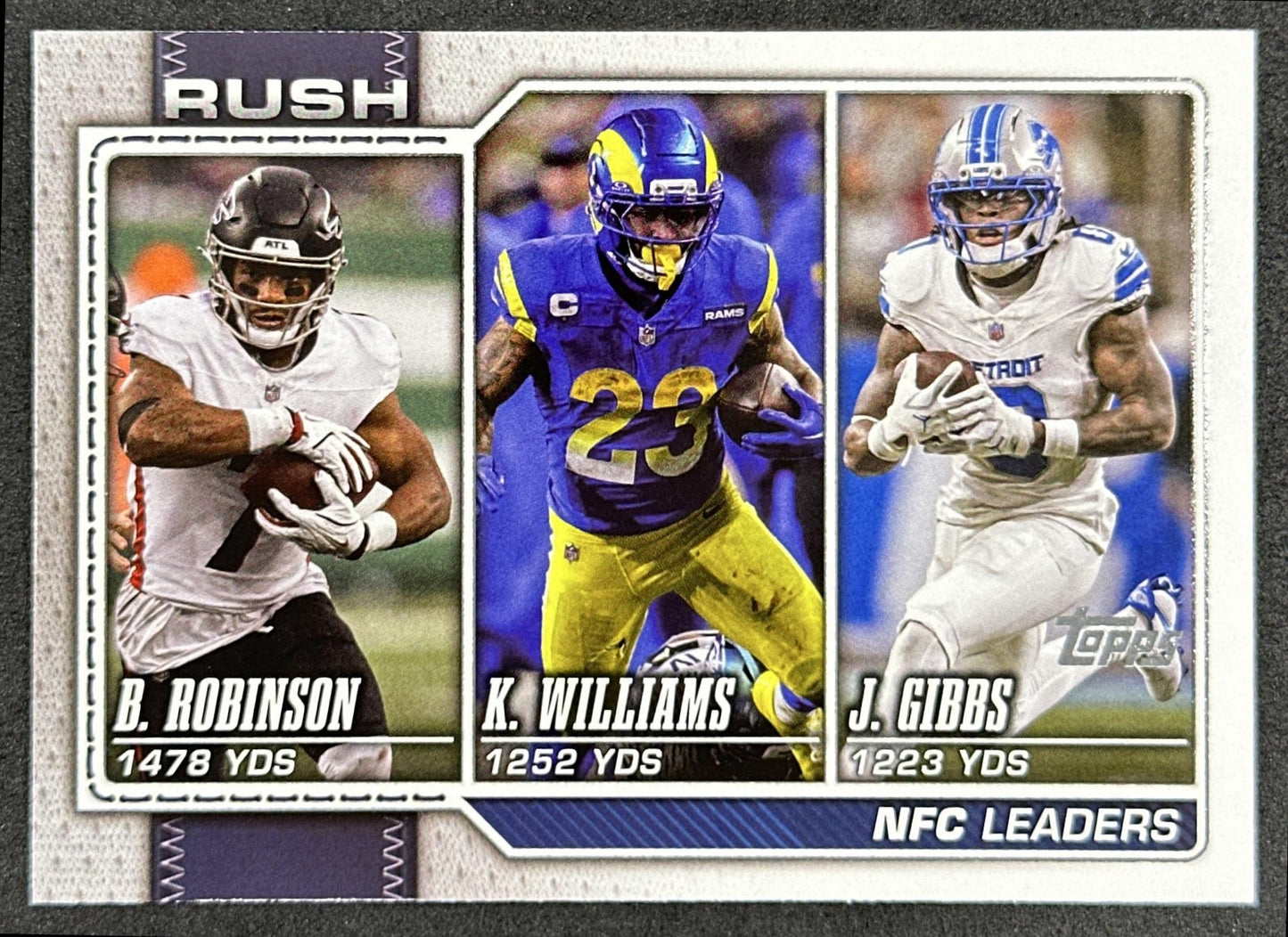 Bijan Robinson Kyren Williams Jahmyr Gibbs 2026 Topps Flagship Sports Trading Cards