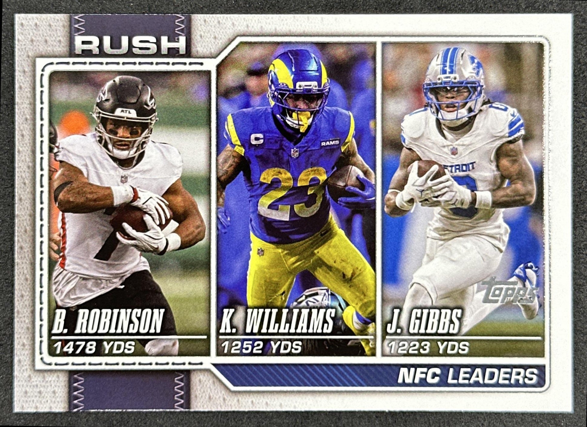 Bijan Robinson Kyren Williams Jahmyr Gibbs 2026 Topps Flagship Sports Trading Cards
