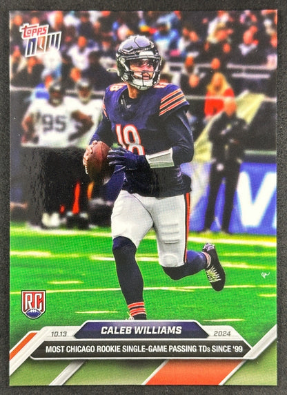 Caleb Williams 2024 Topps NOW #9 Bears front
