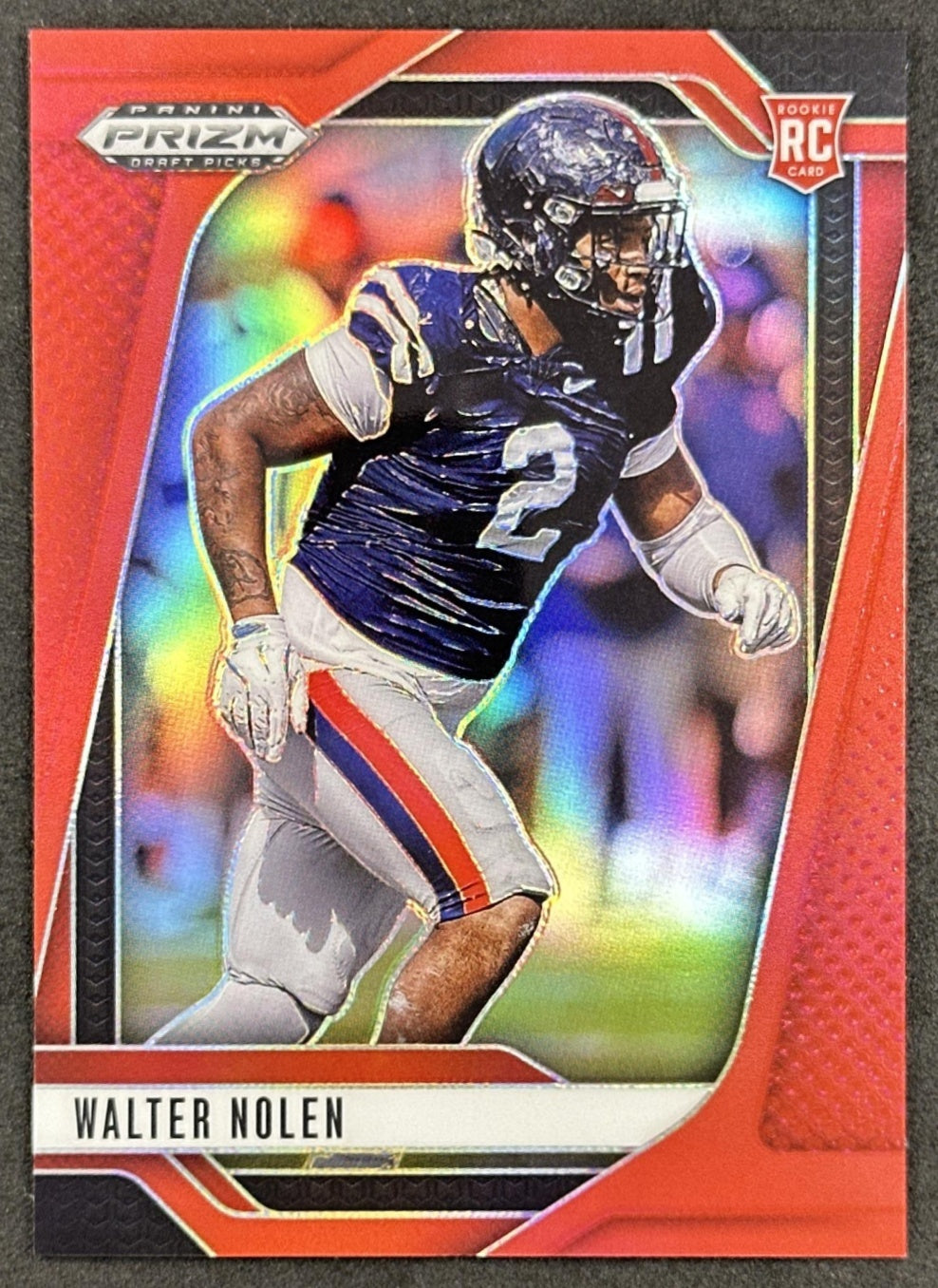 Walter Nolen 2025 Panini Prizm Draft Picks Red /399 Cardinals front