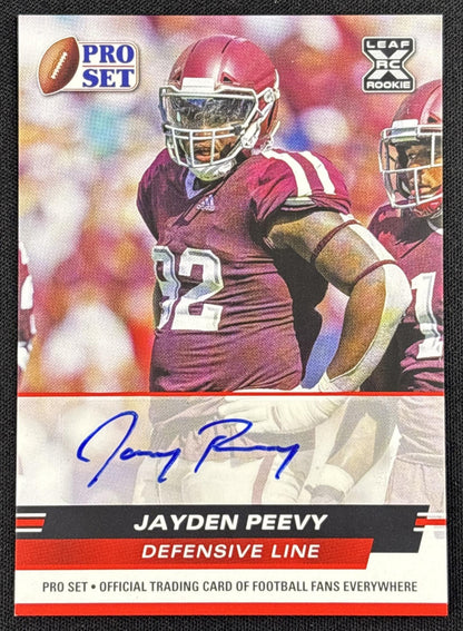Jayden Peevy 2022 Pro Set Draft Auto Aggies