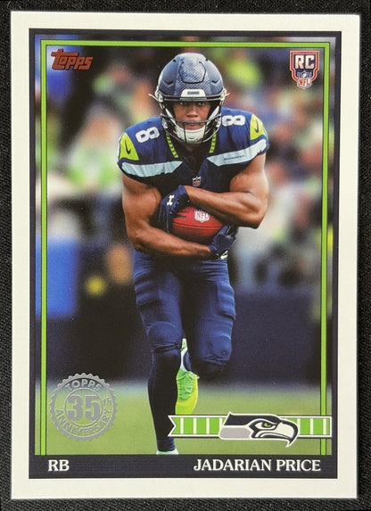 Jadarian Price 2026 Topps 1991 Rookie Seahawks front