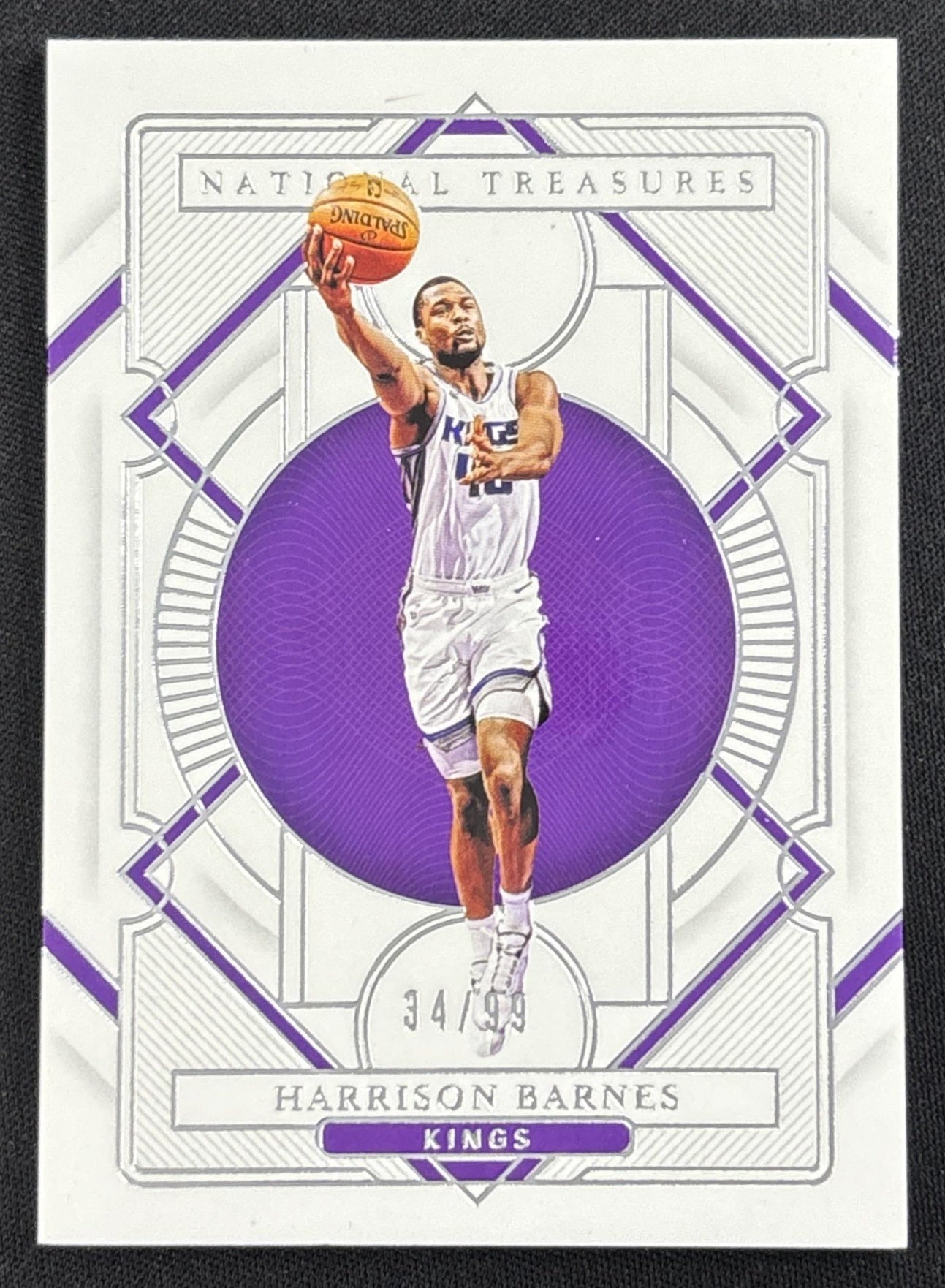 Harrison Barnes 2020 Panini National Treasures /99 Kings | Wayne