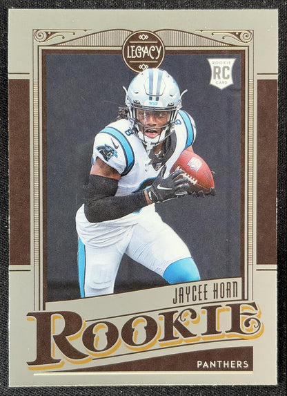 Jaycee Horn 2021 Panini Chronicles Legacy Update Rookies Panthers