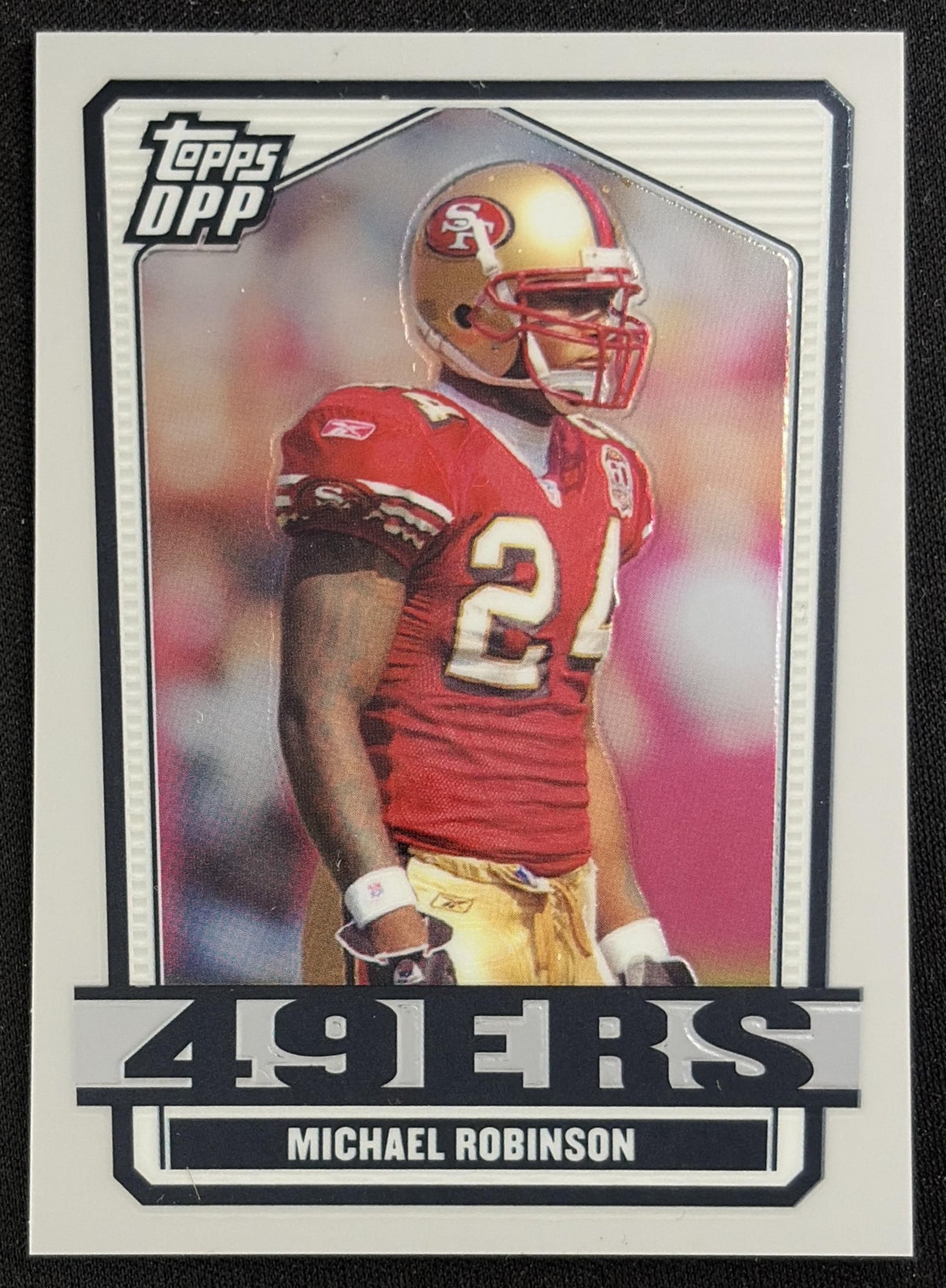 Michael Robinson 2007 Topps Draft Picks & Prospects Chrome Silver /299 49ers - Front
