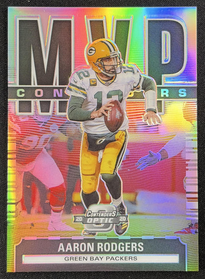 Aaron Rodgers 2020 Panini Contenders Optic MVP Packers