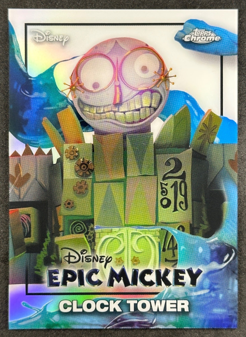 Clock Tower 2026 Topps Disney Neon Epic Mickey Entertainment Cards