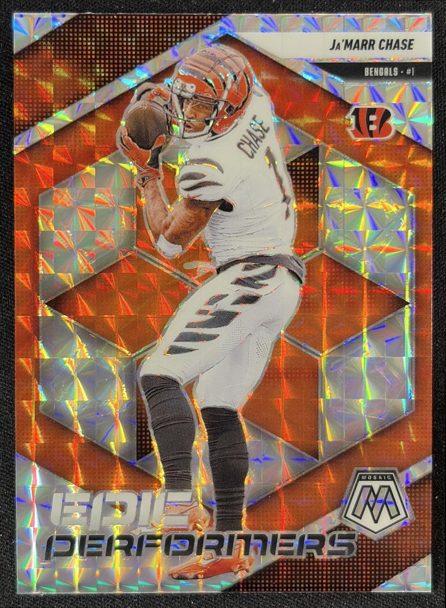 Ja'Marr Chase 2025 Panini Mosaic Epic Performers Mosaic Prizm Bengals