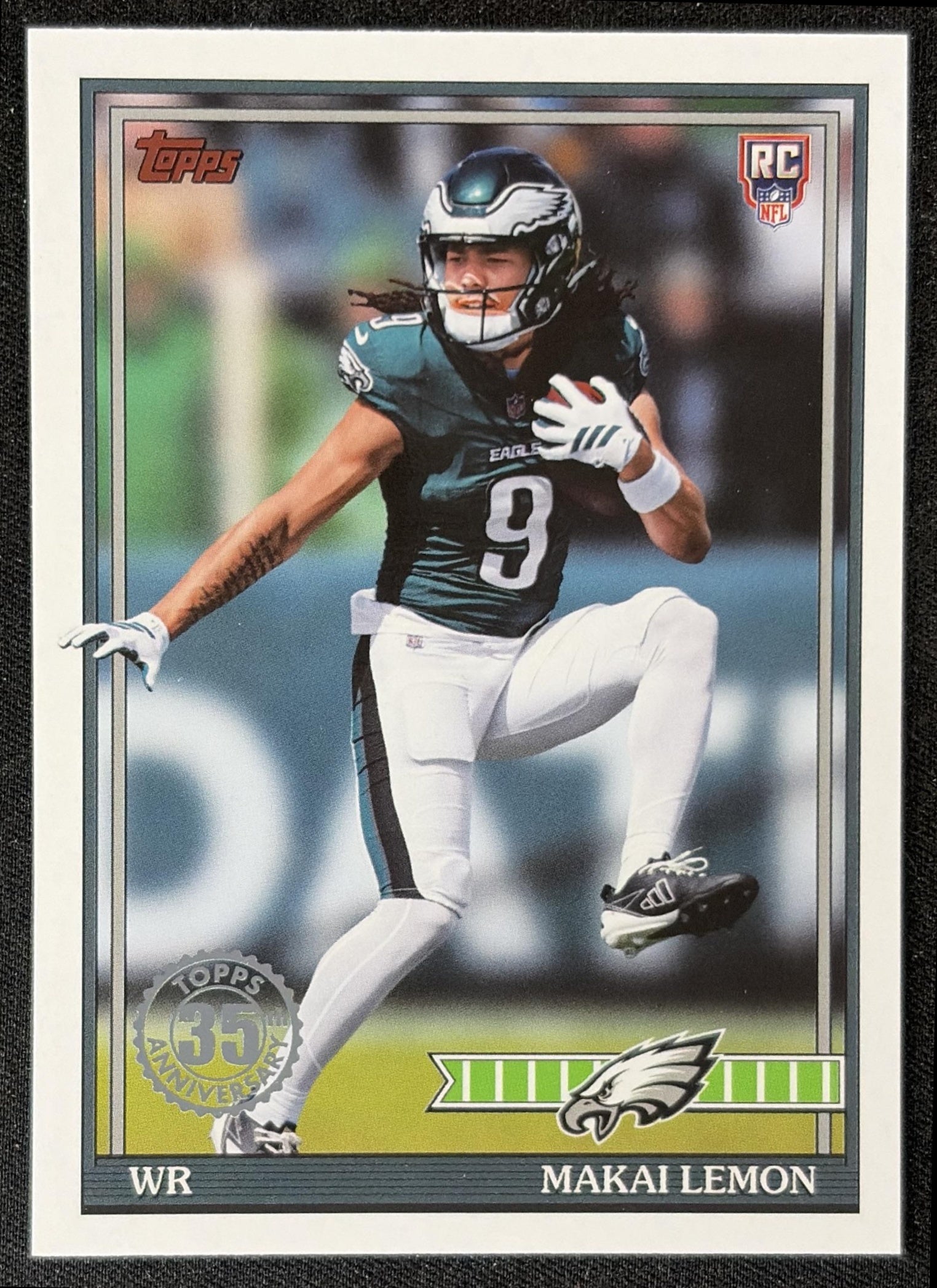 Makai Lemon 2026 Topps 1991 Rookie Eagles front