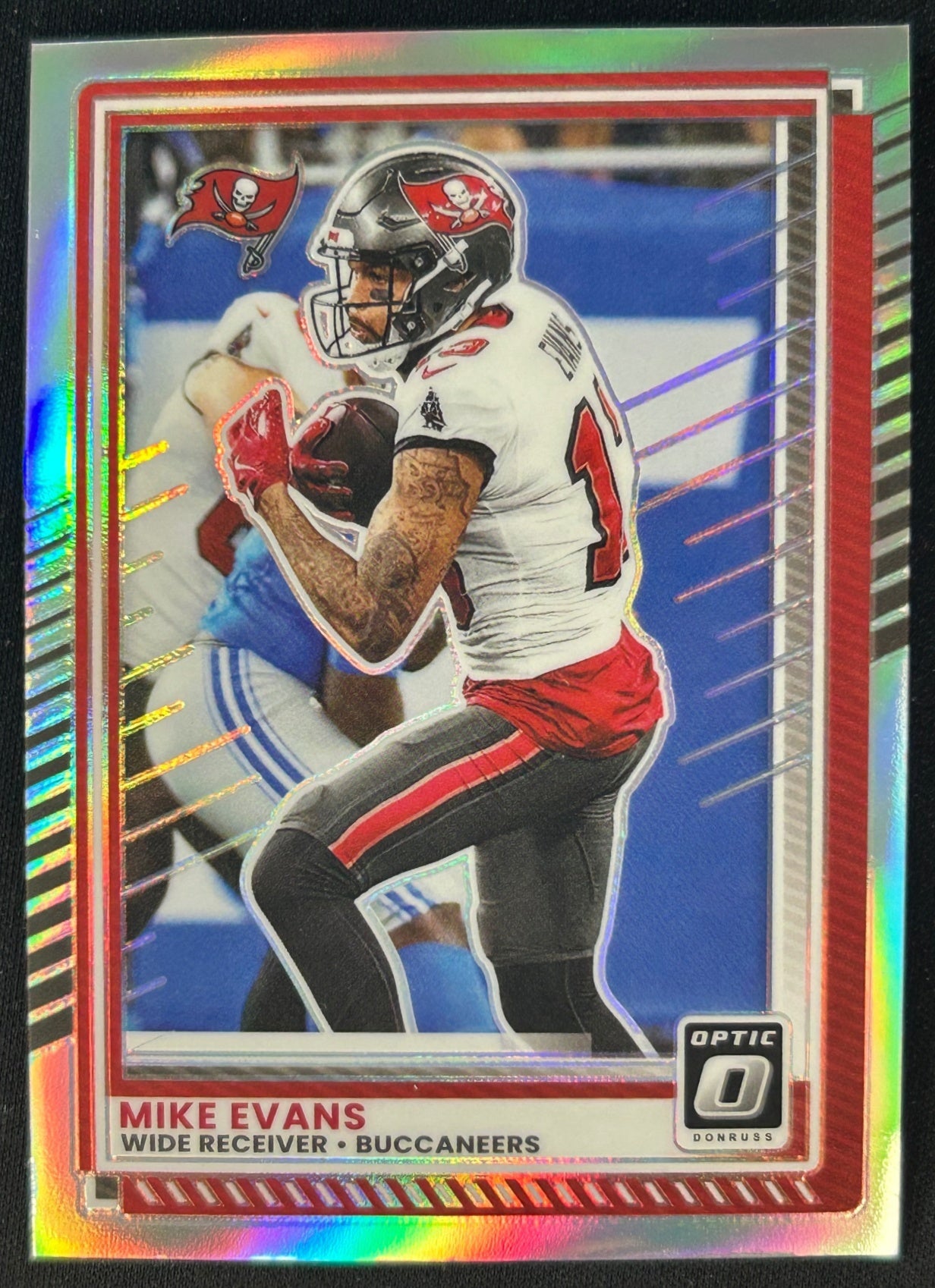 Mike Evans 2025 Donruss Optic Holo Prizm Buccaneers 49ers Sports Trading Card