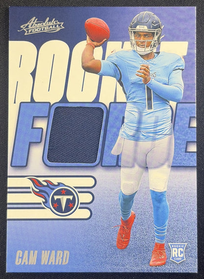 Cam Ward 2025 Panini Absolute Rookie Force Titans