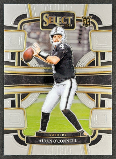 Aidan O'Connell 2023 Select Concourse Rookie Raiders Football Card