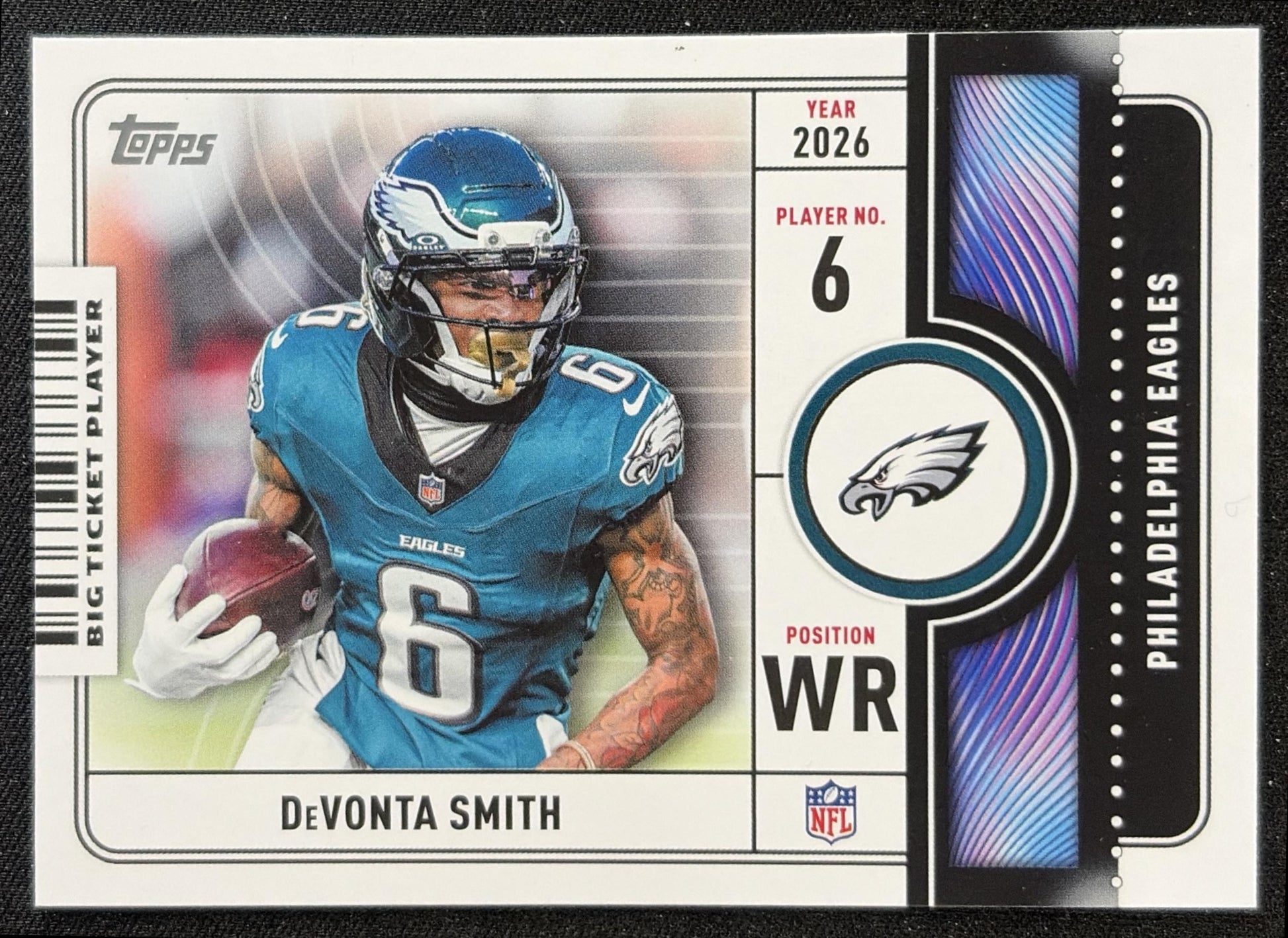 DeVonta Smith 2026 Topps Big Ticket Players Eagles front