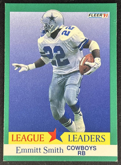 Emmitt Smith 1991 Fleer Cowboys front
