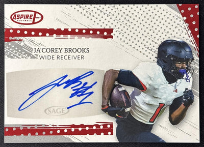 Ja'Corey Brooks 2025 Aspire Auto Sports Trading Cards