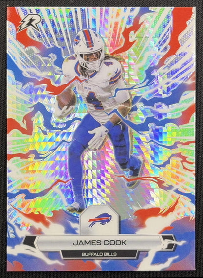 James Cook 2025 Topps Resurgence Prism Refractor Bills