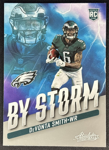 DeVonta Smith 2021 Panini Absolute By Storm Eagles