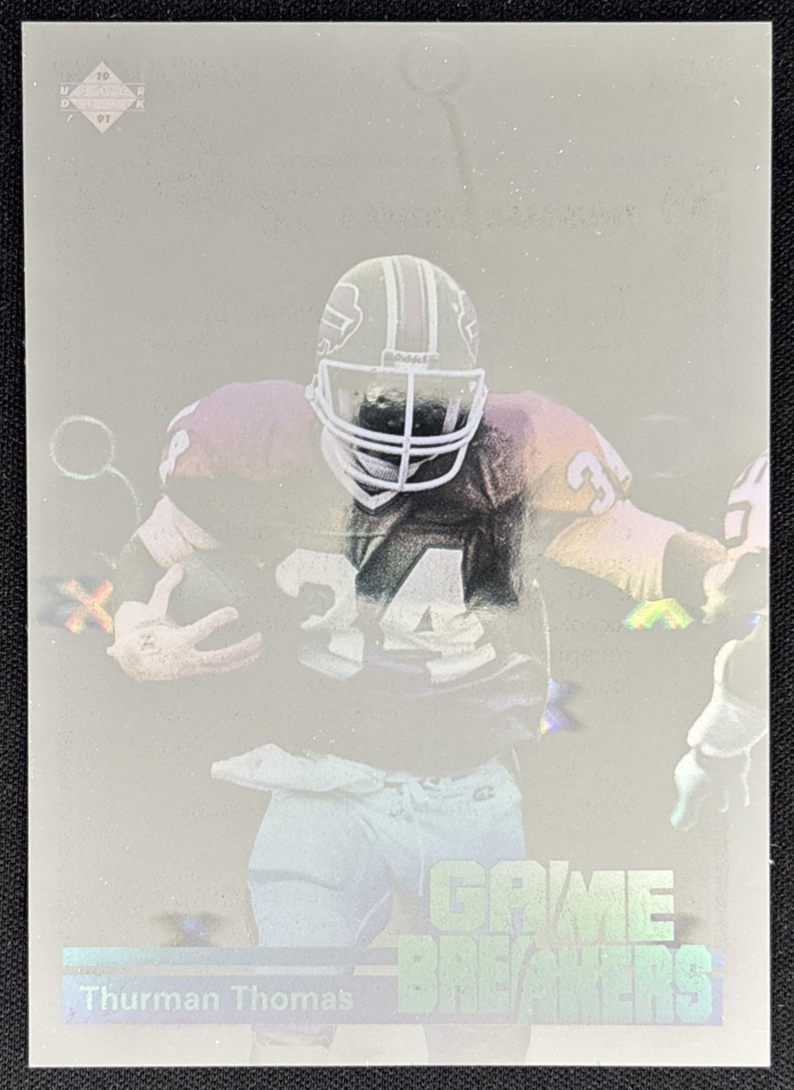 Thurman Thomas 1991 Upper Deck Game Breakers Bills