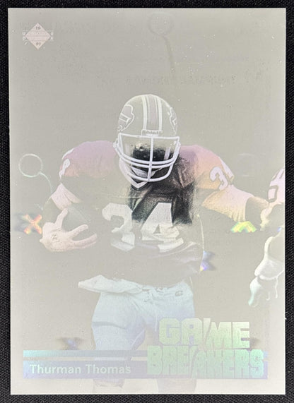 Thurman Thomas 1991 Upper Deck Game Breakers Bills