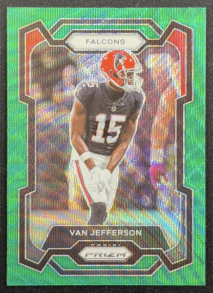Van Jefferson 2023 Panini Prizm Green Wave Falcons