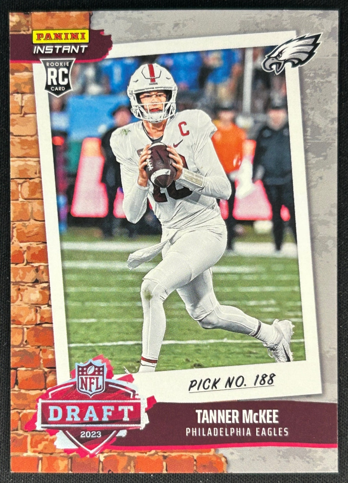 Tanner McKee 2023 Instant NFL Draft Night Eagles front