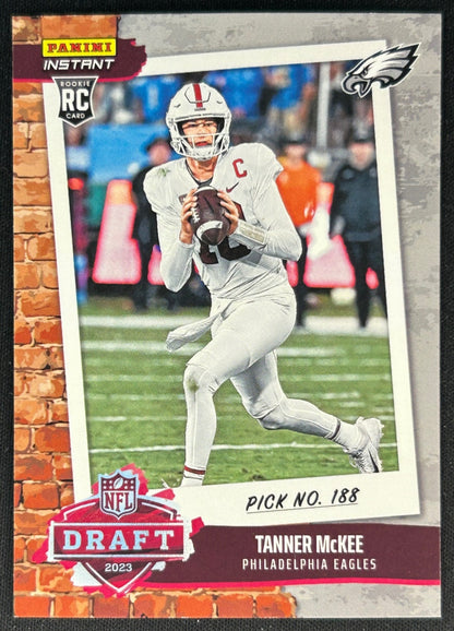 Tanner McKee 2023 Instant NFL Draft Night Eagles front