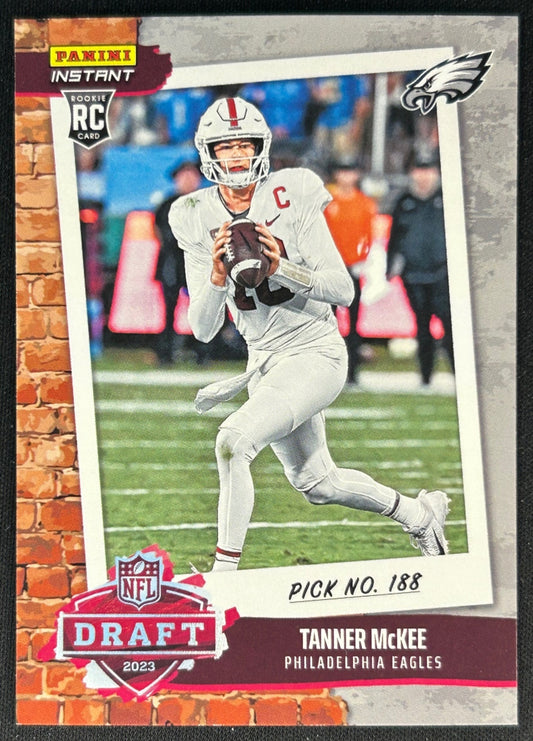 Tanner McKee 2023 Instant NFL Draft Night Eagles front