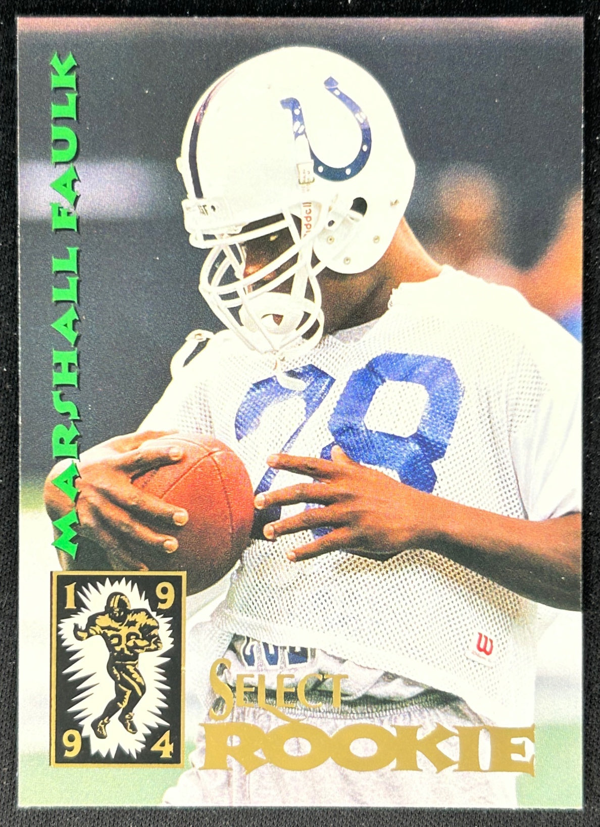 Marshall Faulk 1994 Select Colts Sports Trading Cards