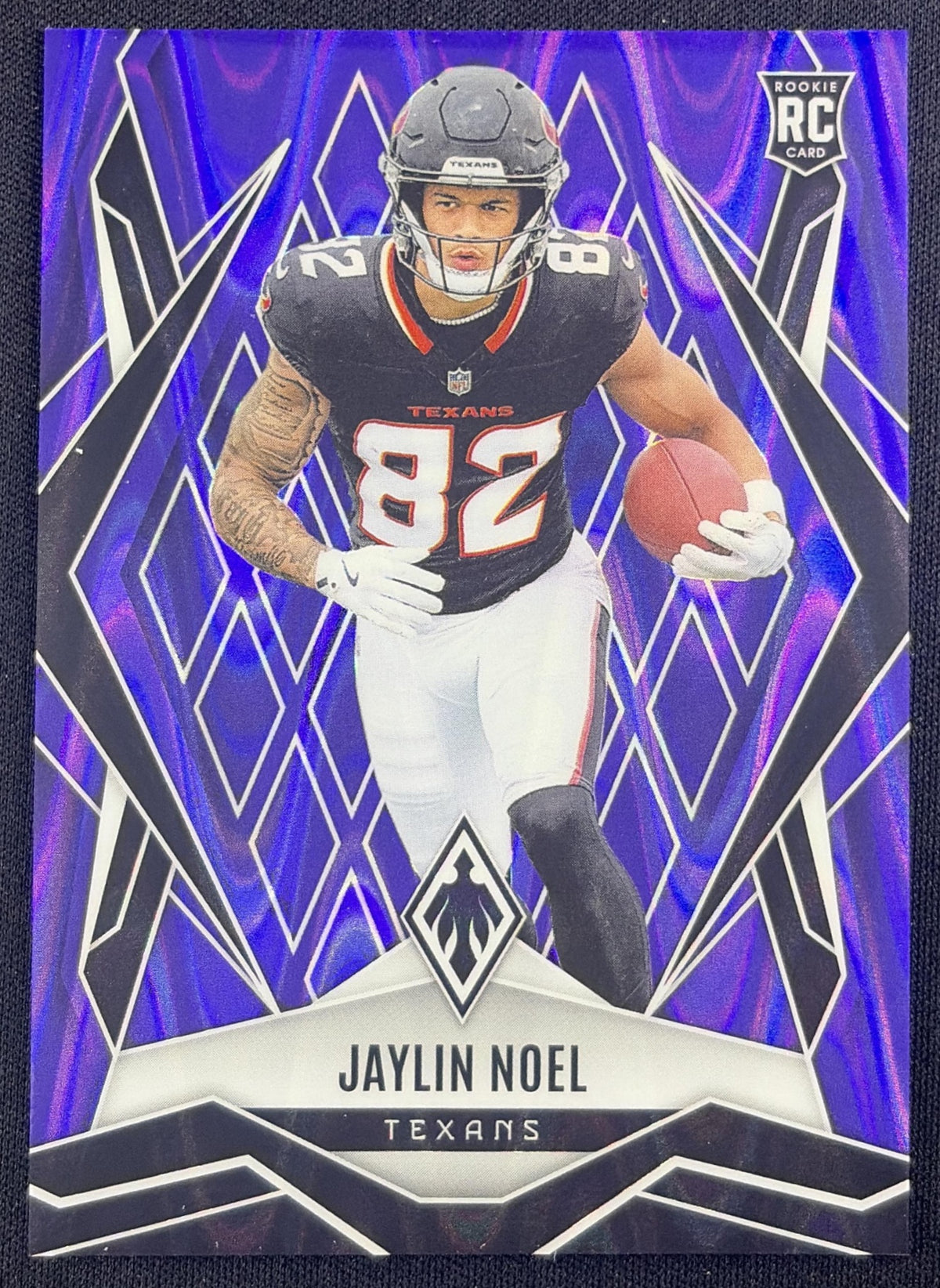 Jaylin Noel 2025 Panini Phoenix Purple Seismic Prizm /49 Texans Houston Texans