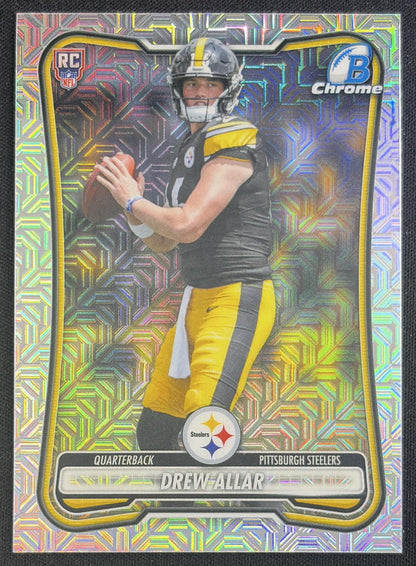 Drew Allar 2026 Bowman Chrome NFL Mojo Refractor Steelers