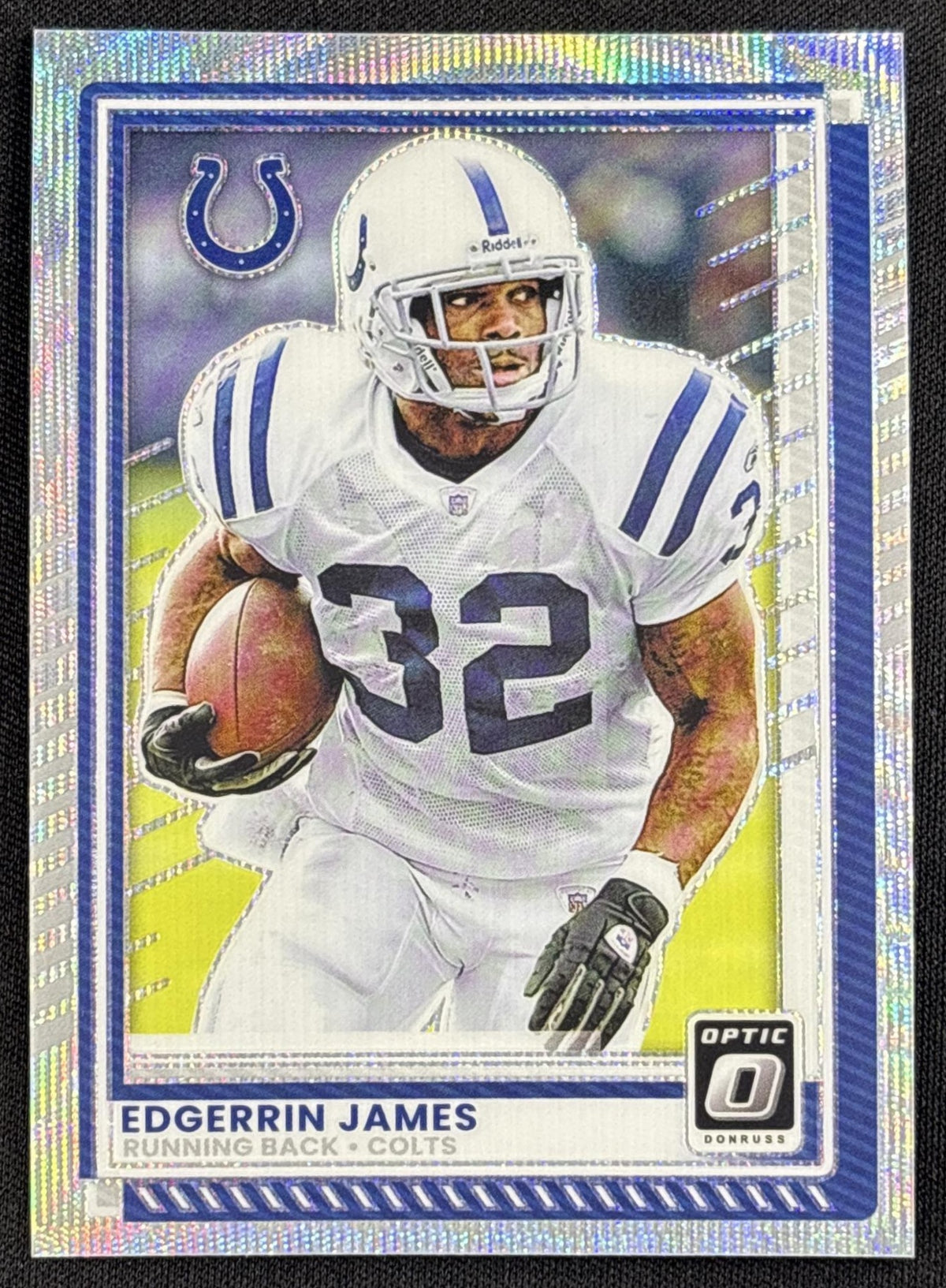 Edgerrin James 2025 Panini Donruss Optic Wave Prizm /300 Colts
