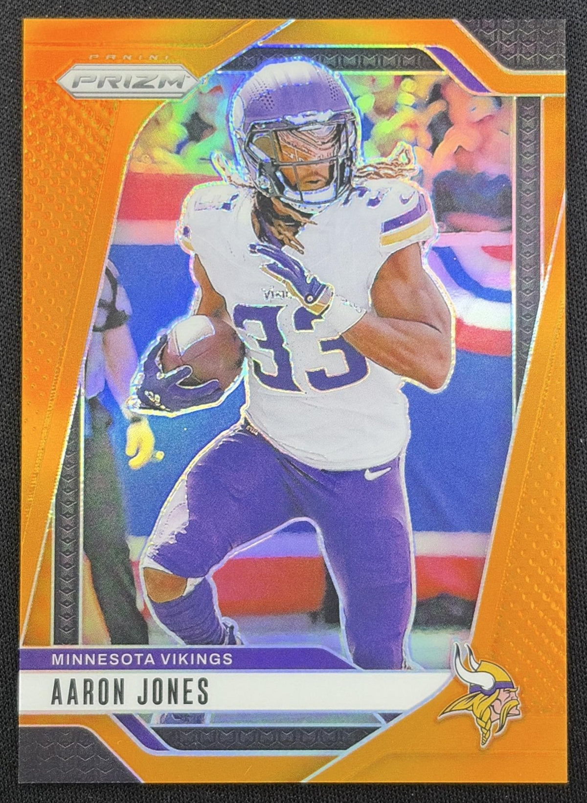 Aaron Jones 2024 Panini Prizm Orange /249 Vikings