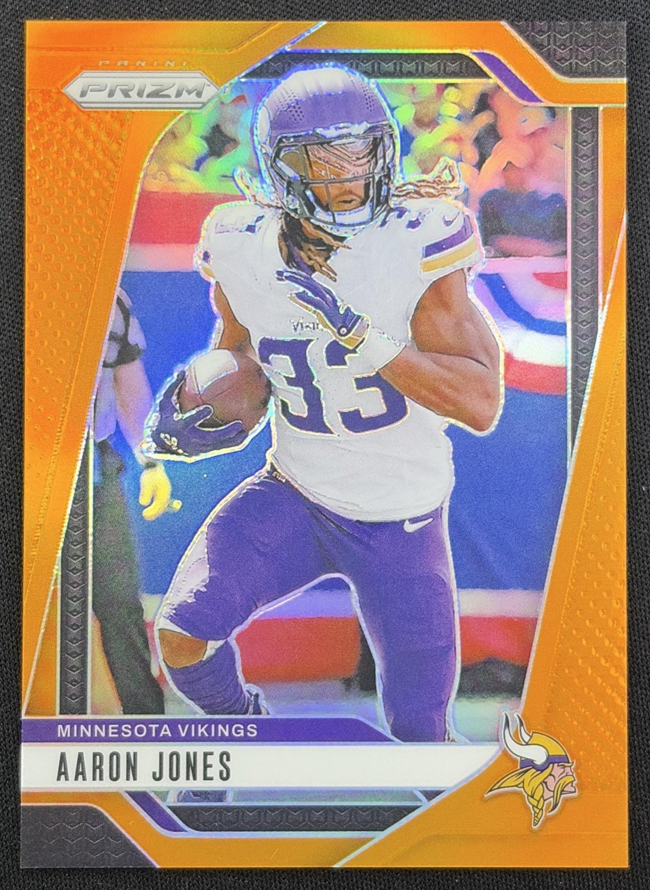 Aaron Jones 2024 Panini Prizm Orange /249 Vikings