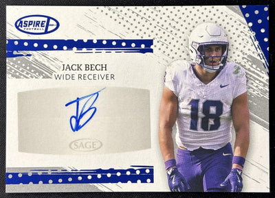 Jack Bech 2025 Aspire Auto Raiders Sports Trading Cards