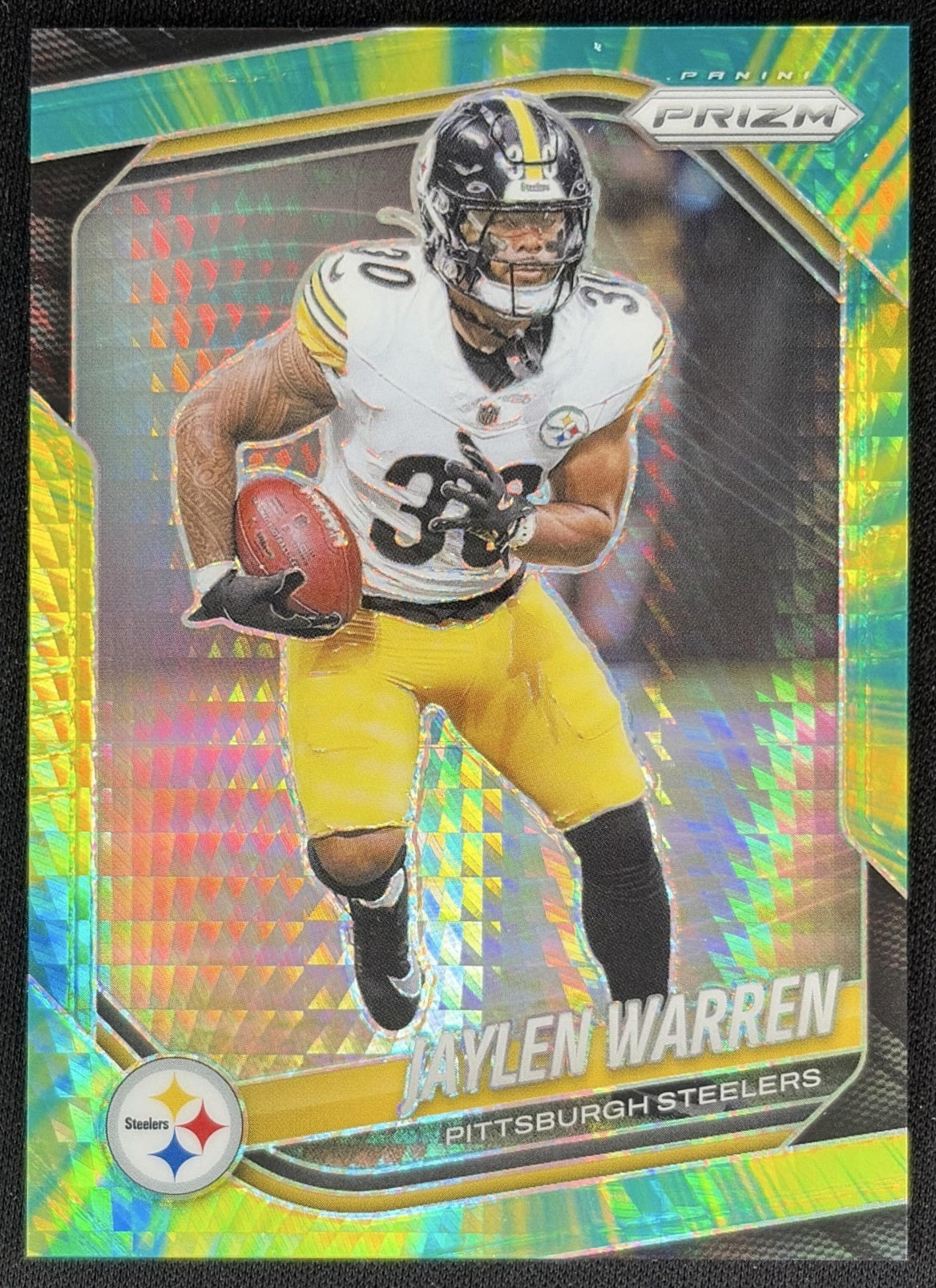 Jaylen Warren 2025 Panini Prizm Hyper /200 Steelers
