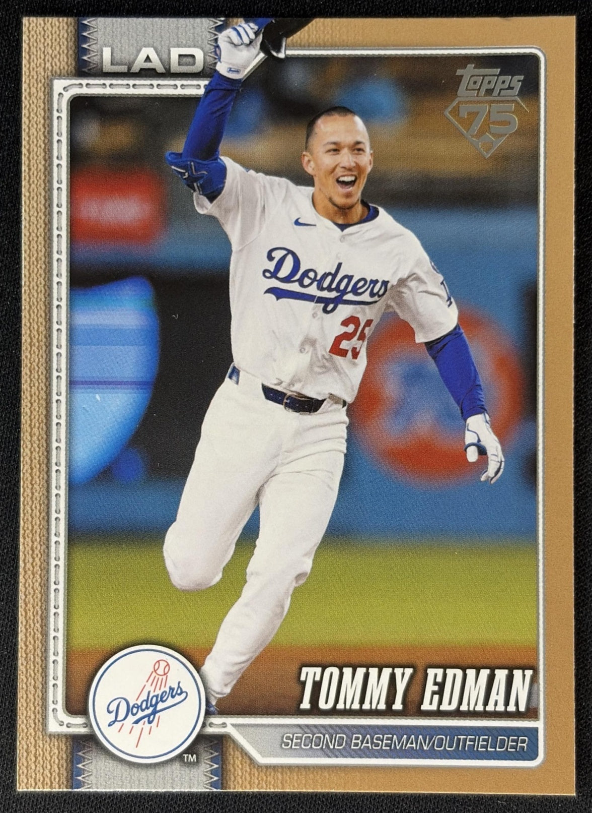 Tommy Edman 2026 Topps Series 1 Gold /2026 Dodgers front