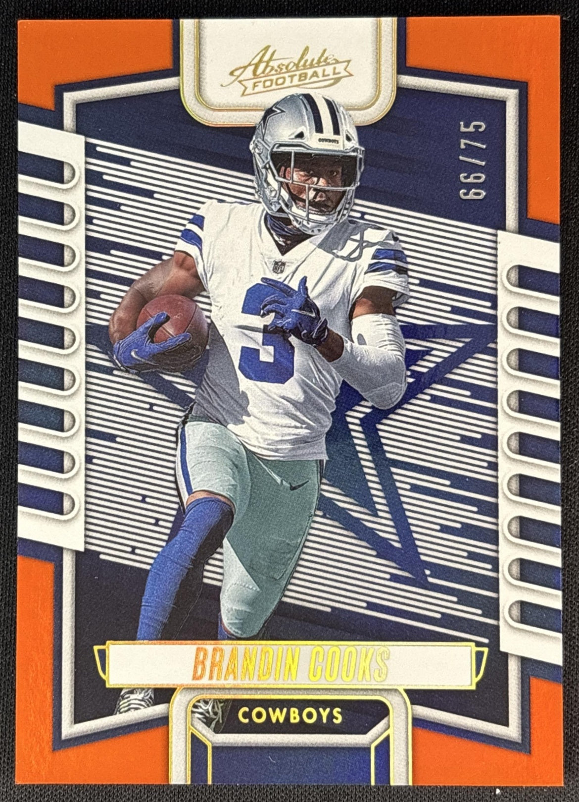 Brandin Cooks 2023 Panini Absolute Spectrum Orange /75 Cowboys