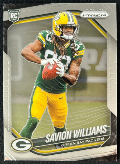 Savion Williams 2025 Prizm Rookie Packers Sports Trading Cards