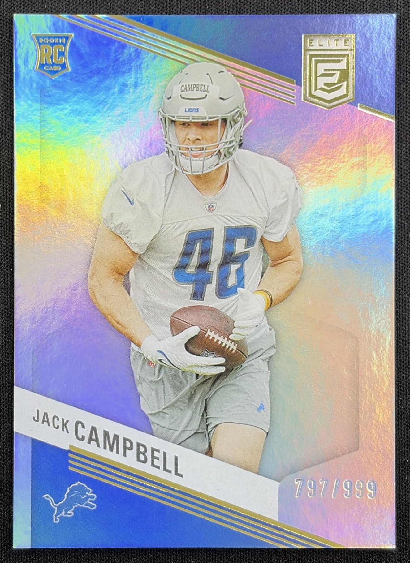 Jack Campbell 2023 Panini Donruss Elite /999 Lions