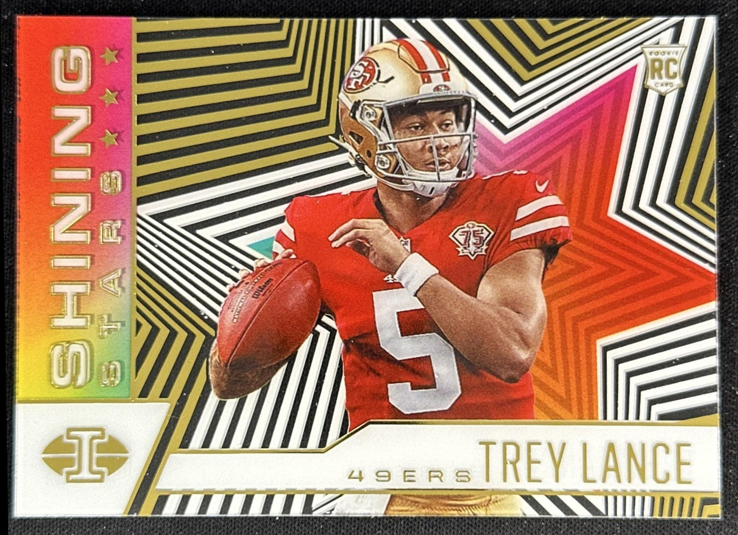 Trey Lance 2021 Panini Illusions Shining Stars 49ers front