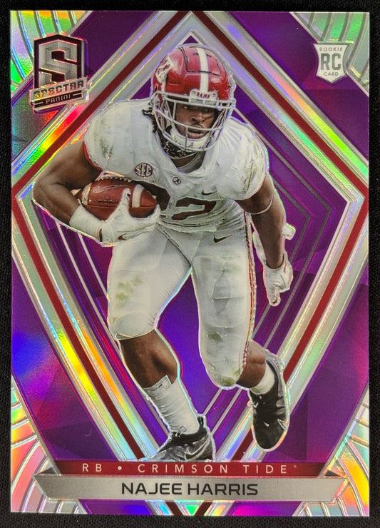 Najee Harris 2021 Chronicles Draft Picks Purple /49 Crimson Tide