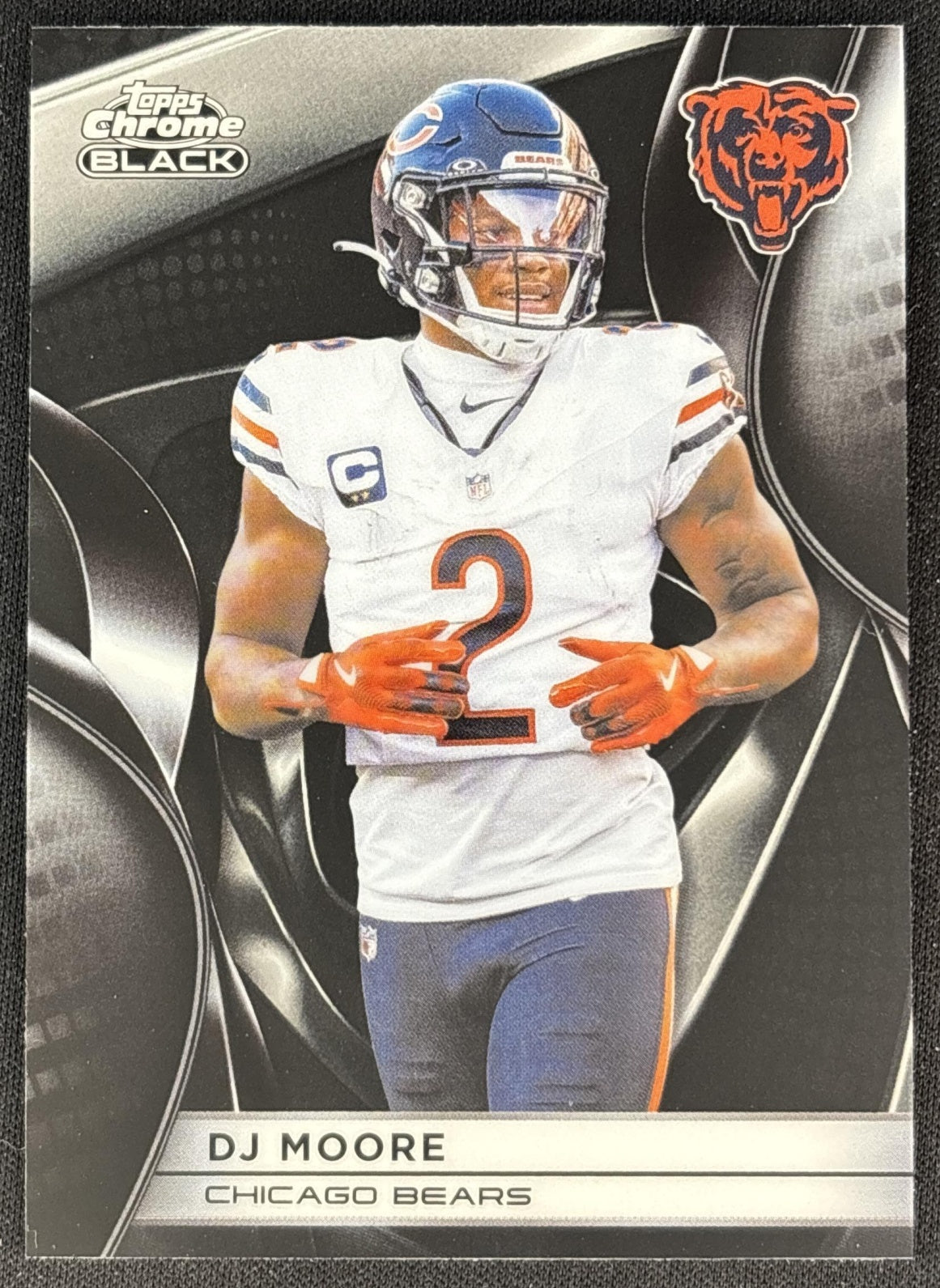 DJ Moore 2025 Topps Chrome Black Bears