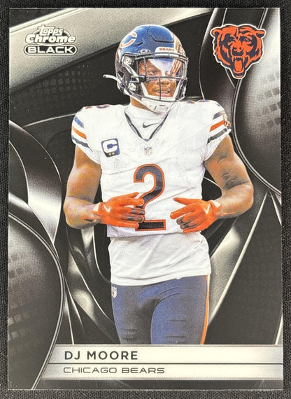 DJ Moore 2025 Topps Chrome Black Bears