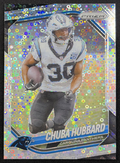 Chuba Hubbard 2025 Panini Prizm No Huddle Panthers Carolina Panthers
