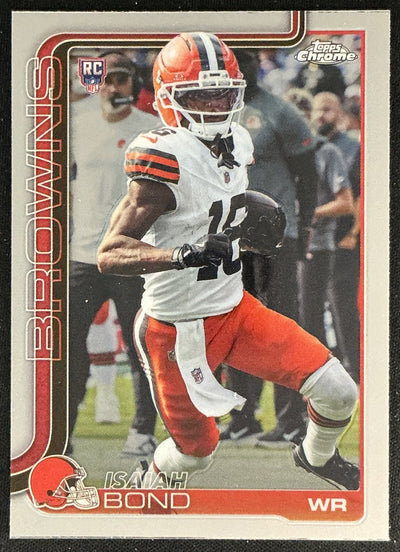 Isaiah Bond 2025 Topps Chrome Rookie Browns Sports Trading Cards