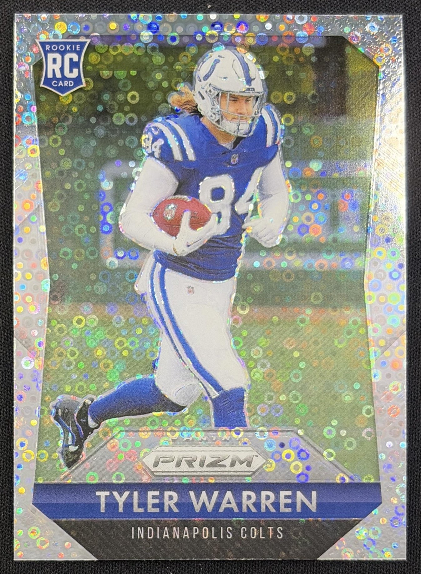 Tyler Warren 2025 Panini Prizm Rookie Flashback No Huddle Colts Indianapolis Colts